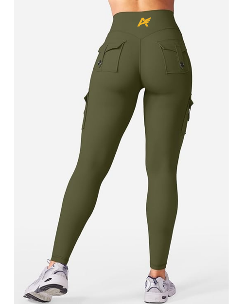 Leggings cargo de entrenamiento con bolsillos