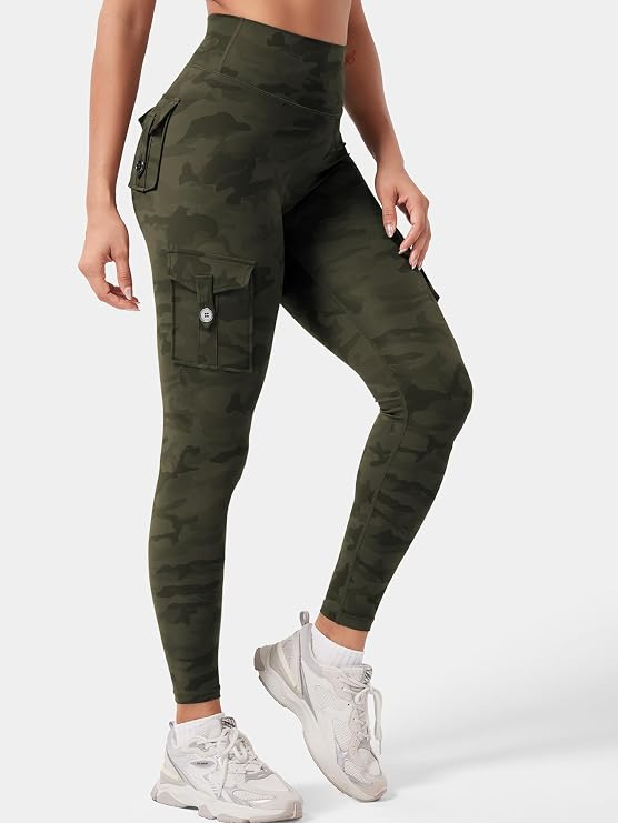 Leggings cargo de entrenamiento con bolsillos