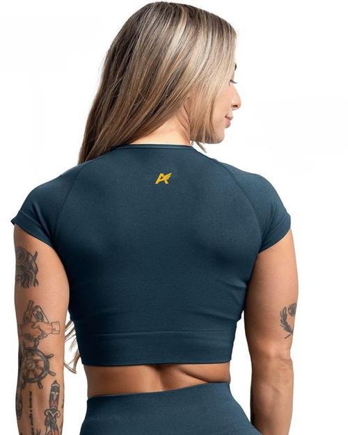 Camisetas deportivas de manga corta para mujer