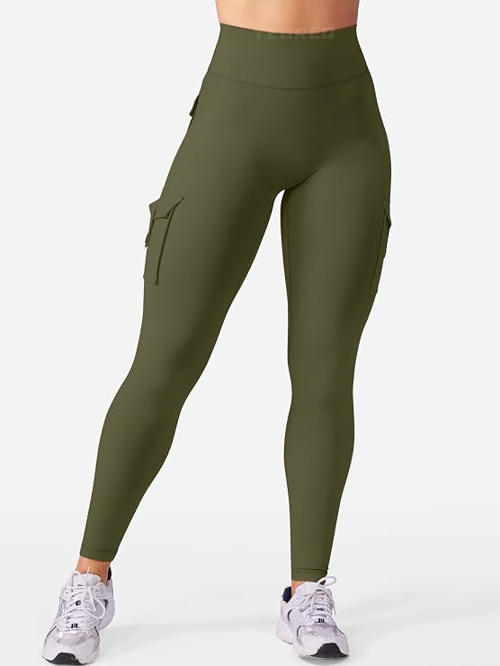 Leggings cargo de entrenamiento con bolsillos